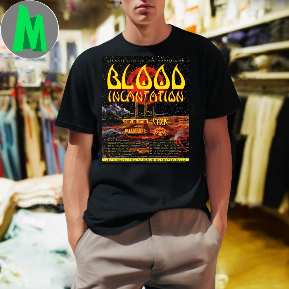 Blood Incantation Absolute Else North America 2025 Tour T-Shirt