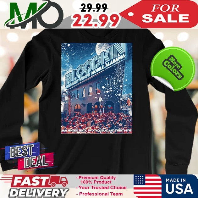 BloodKin The Merry Widow Mobile Alabama May Ninth And Tenth Two Thousand And Twenty Five Shirt