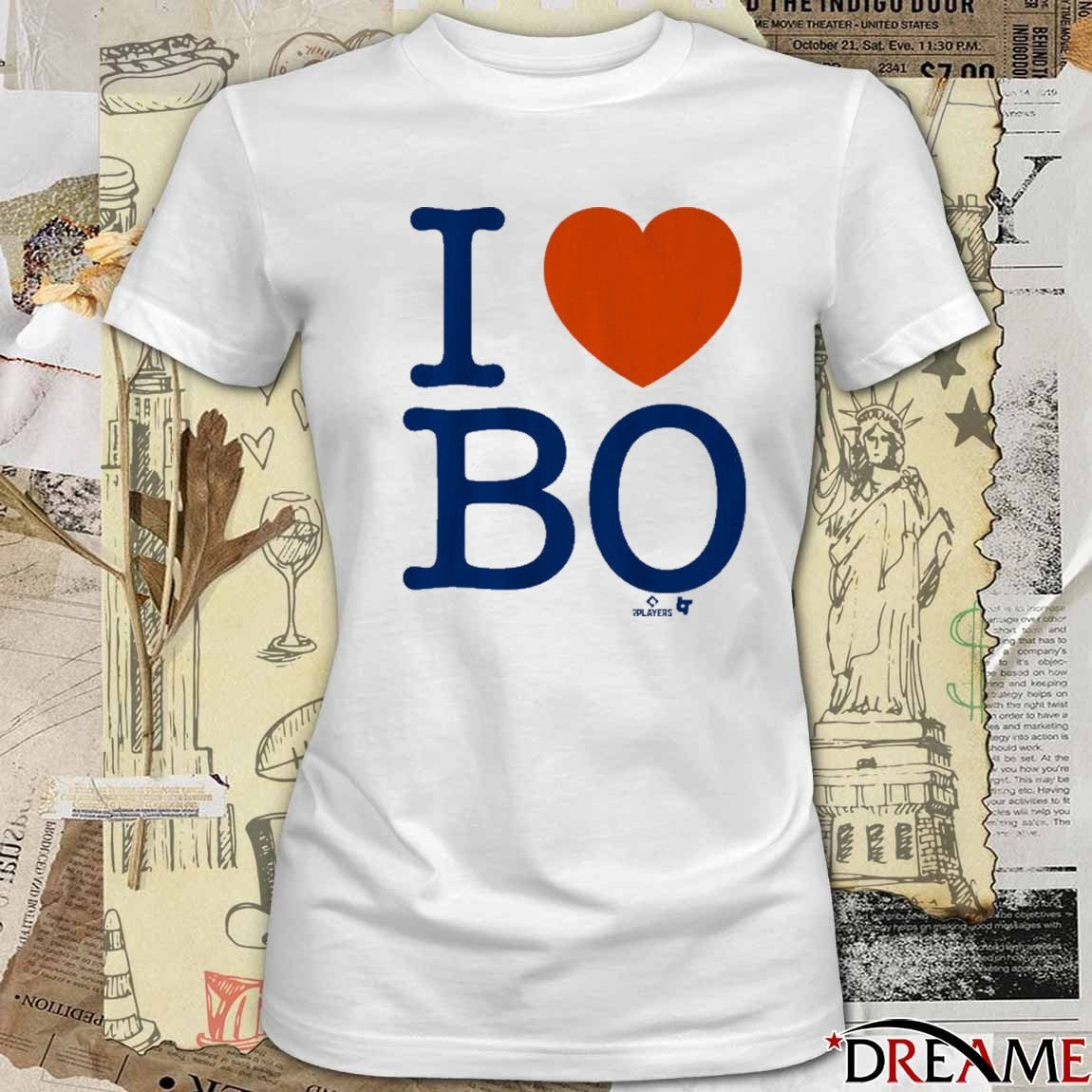Bo Bichette I Heart Bo New York Mets 2026 MLB t-shirt