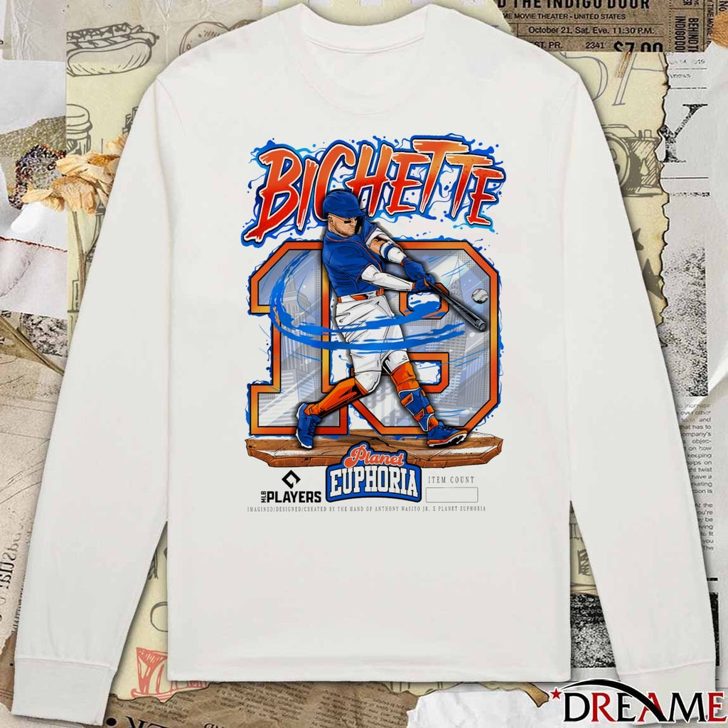 Bo Bichette New York Mets MLB 2026 Planet Euphoria Art t-shirt