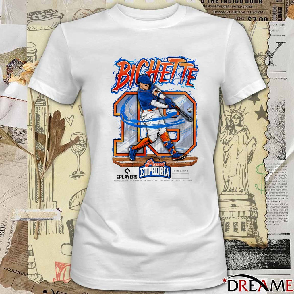 Bo Bichette New York Mets MLB 2026 Planet Euphoria Art t-shirt