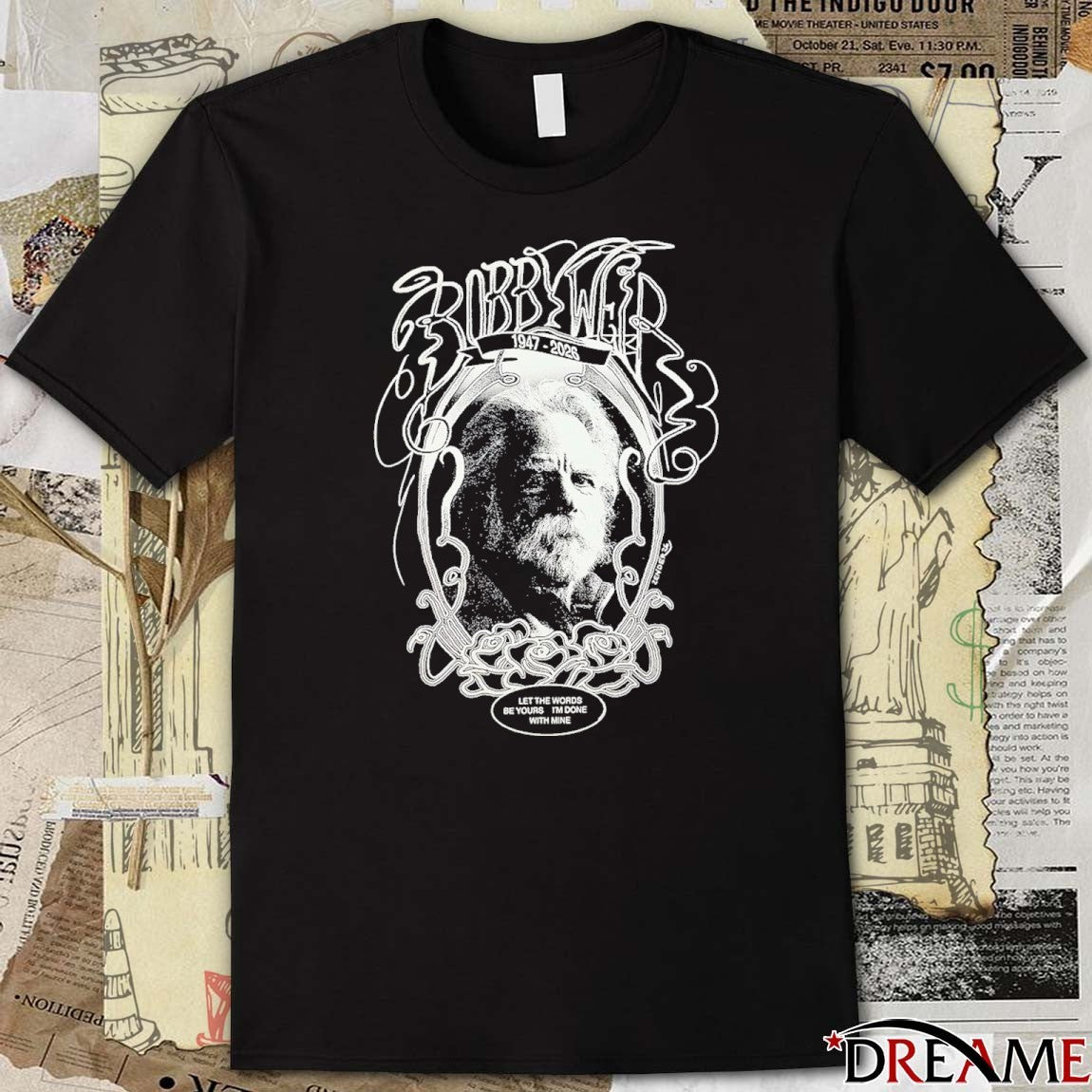 Bobb Weid Variant 1947 – 2026 Let The Words Be Yours I’m Done With Mine t-shirt