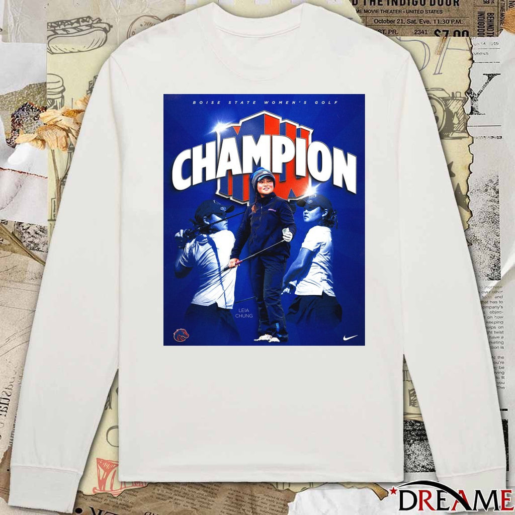 Boise State Leia Chung Mountain West Women’s Golf Championship in April 2026 Poster t-shirt