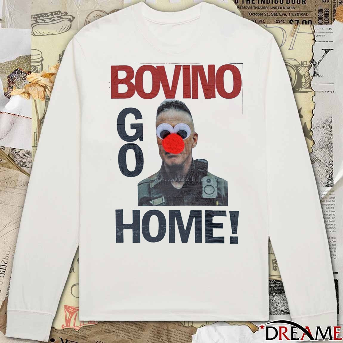 Border Patrol Commander Greg Bovino Go Home t-shirt