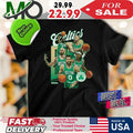 Boston Celtics Starting 5 NBA 2025 Basketball Fan Logo T-Shirt