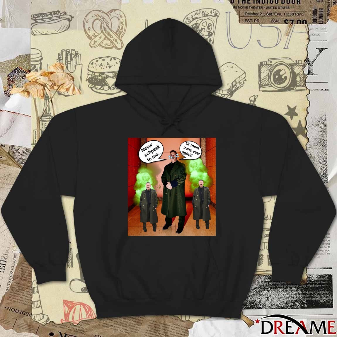 Bovino Is Border Patrol Little Man Syndrome Essential Never Schpeek To Me Or Mein Zons Ever Agin t-shirt