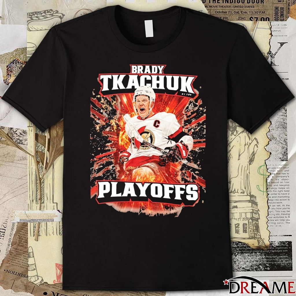 Brady Tkachuk Ottawa Senators 2026 NHL Men’s Hockey Playoffs Graphic t-shirt