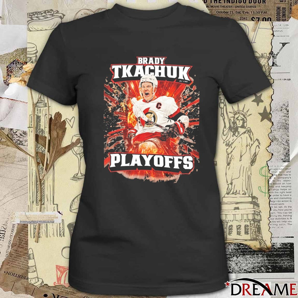 Brady Tkachuk Ottawa Senators 2026 NHL Men’s Hockey Playoffs Graphic t-shirt