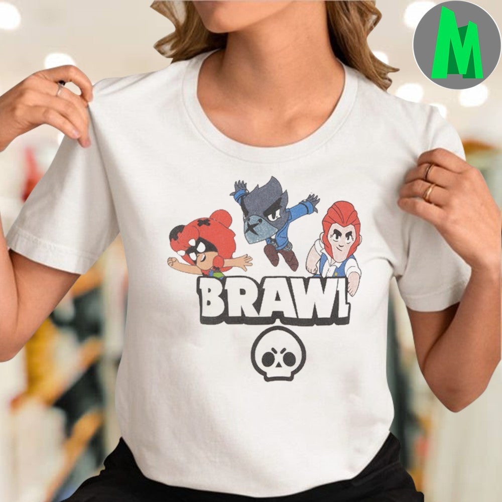Brawl Stars Game Characters Graphic T-Shirt