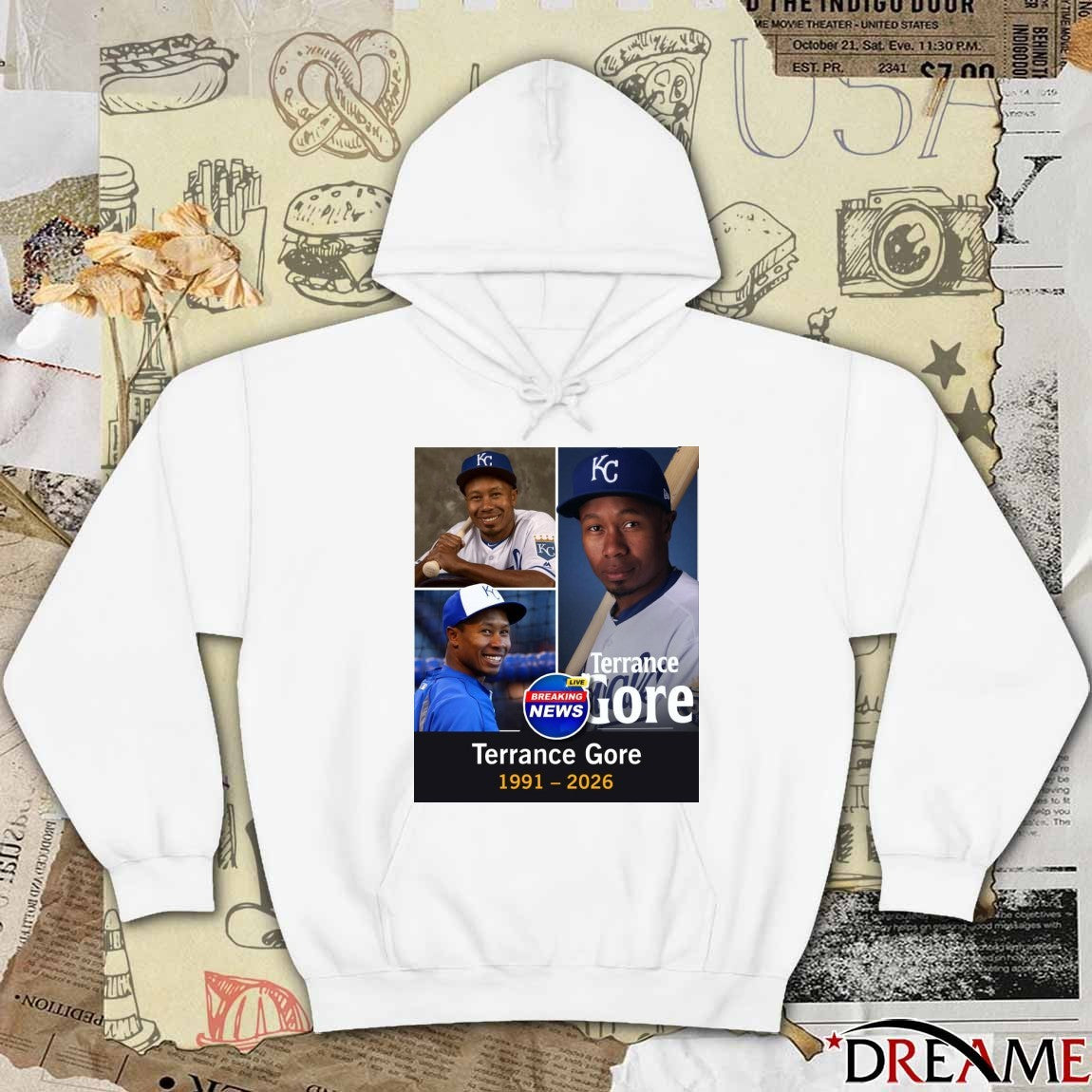 Breaking News RIP Terrance Gore 1991 – 2026 Poster t-shirt