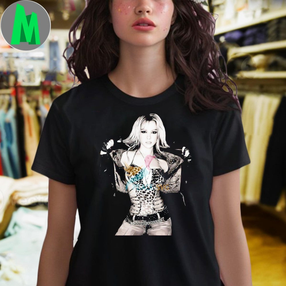 Britney Spears Funny Face Tongue Out Signature Shirt