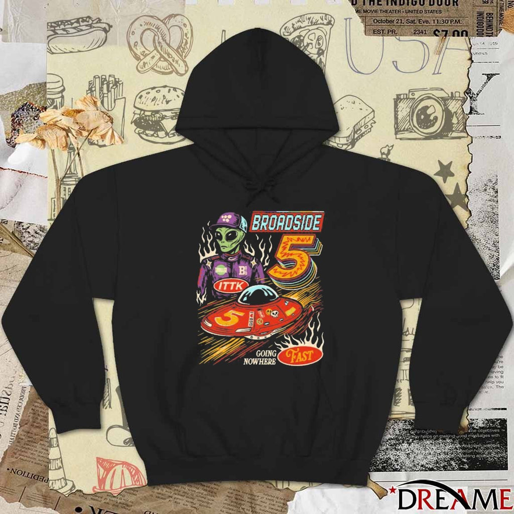Broadside 5 Going Nowhere Fast NAS-STAR Alien t-shirt