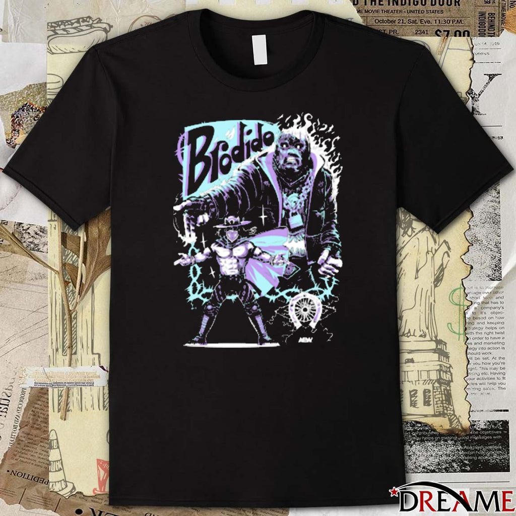 Brodido Bad Hombres AEW 2025 Graphic t-shirt