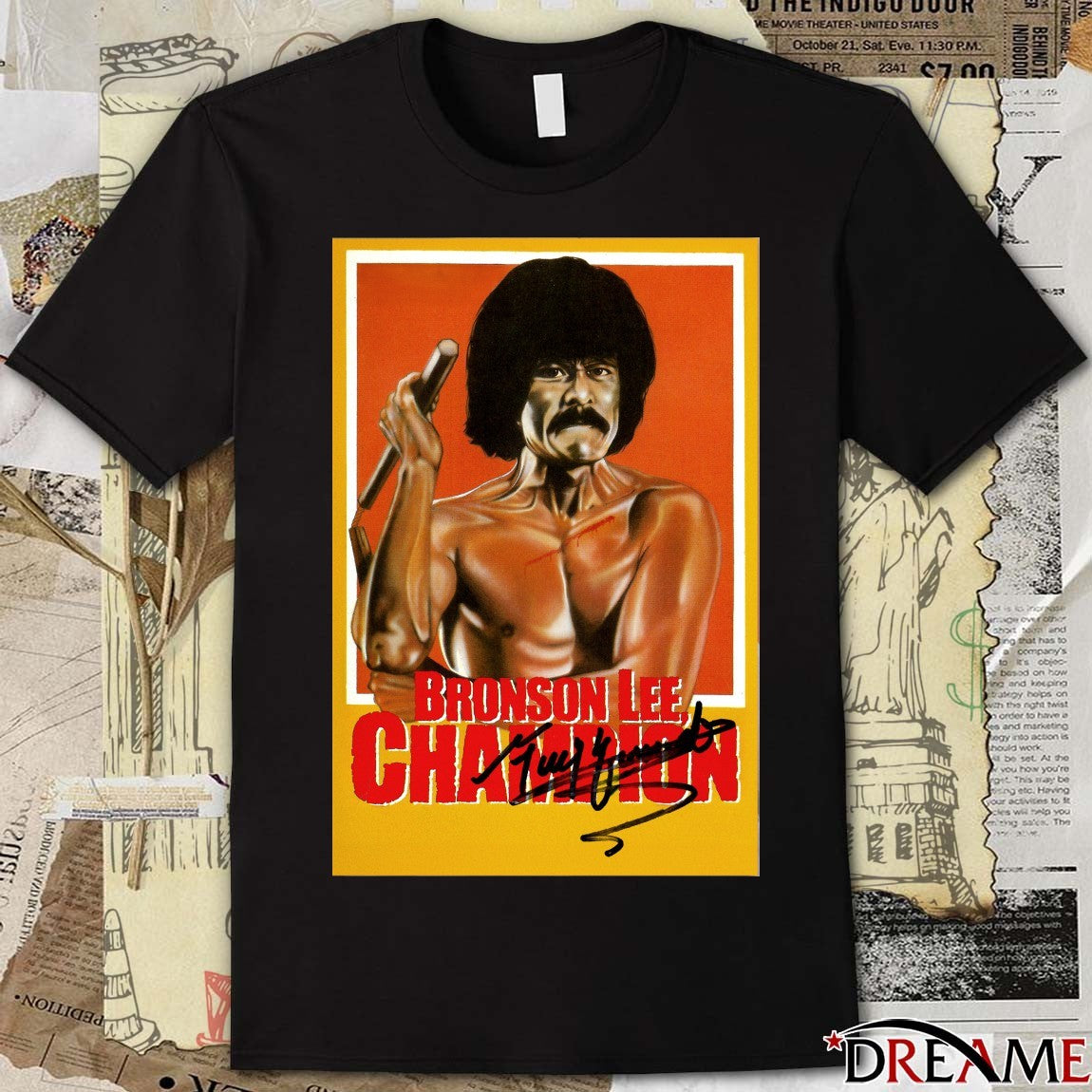 Bronson Lee Champion Signature Poster t-shirt