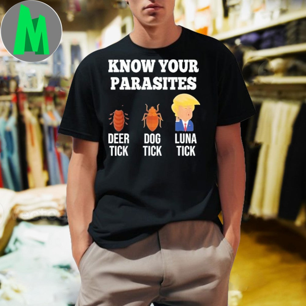 Bruce Springsteen Know Your Parasites Anti-Trump Funny Political T-Shirt Protest Tee
