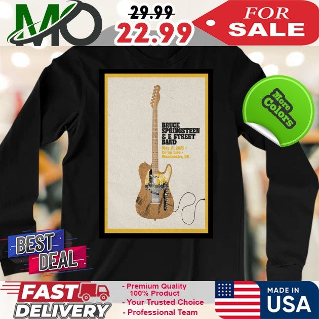 Bruce Springsteen & The E Street Band On Tour May 14 2025 Manchester UK Poster Shirt