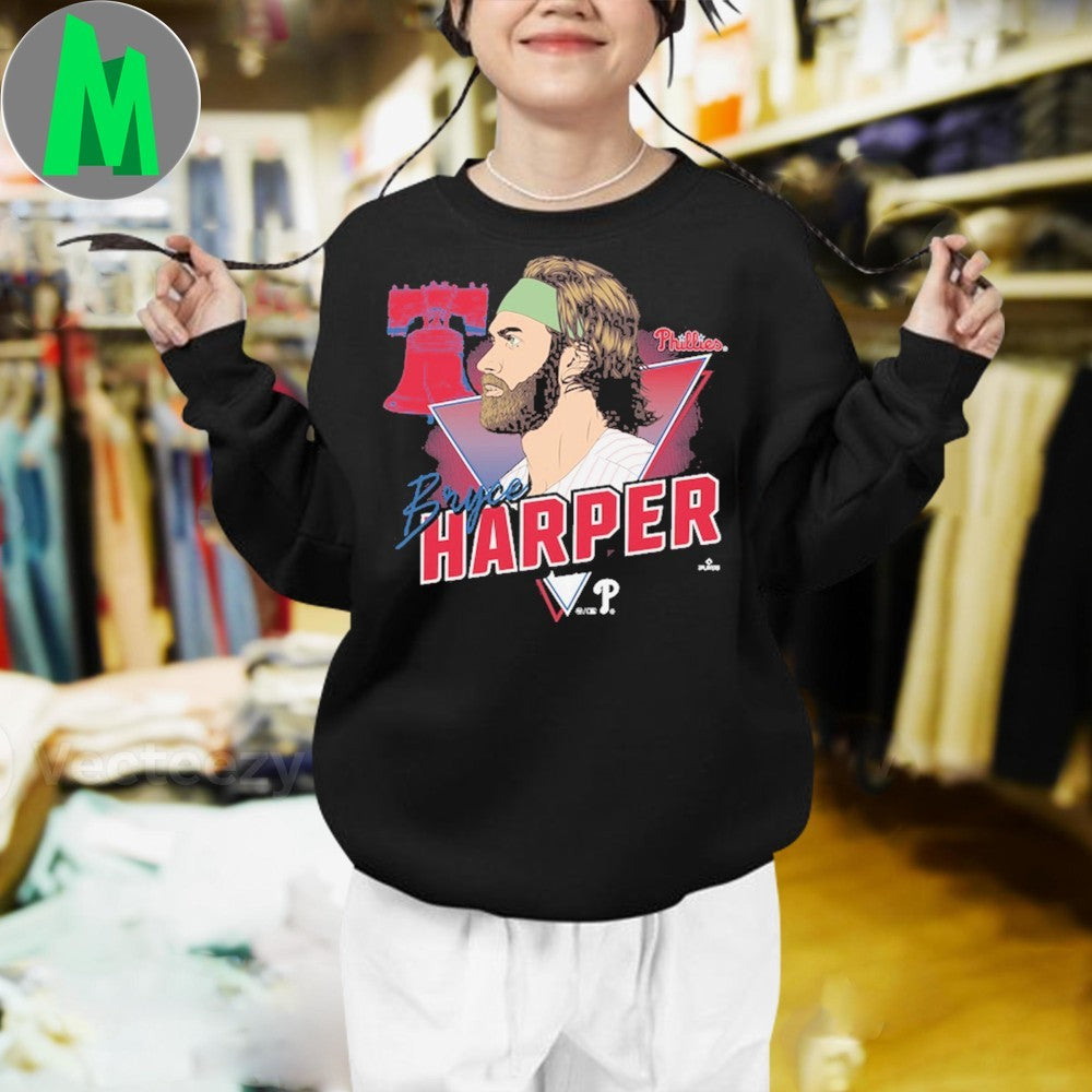 Bryce Harper Philadelphia Phillies Caricature Fan T-Shirt