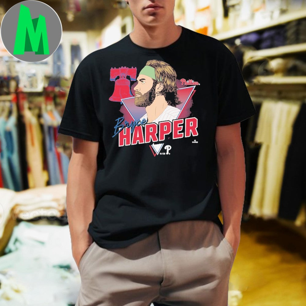 Bryce Harper Philadelphia Phillies Caricature Fan T-Shirt