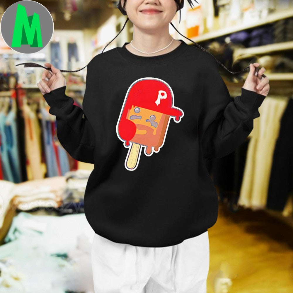 Bryce Pop Ice Cream Baseball Parody Bryce Harper Philadelphia Phillies T-shirt