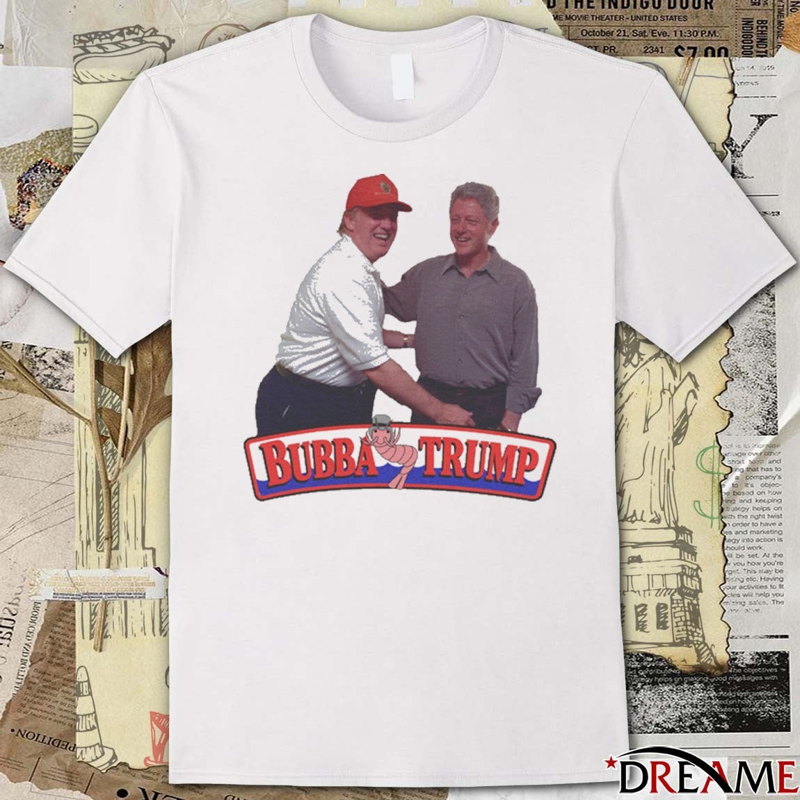 Bubba Trump Donald Trump And President Bill Clinton t-shirt