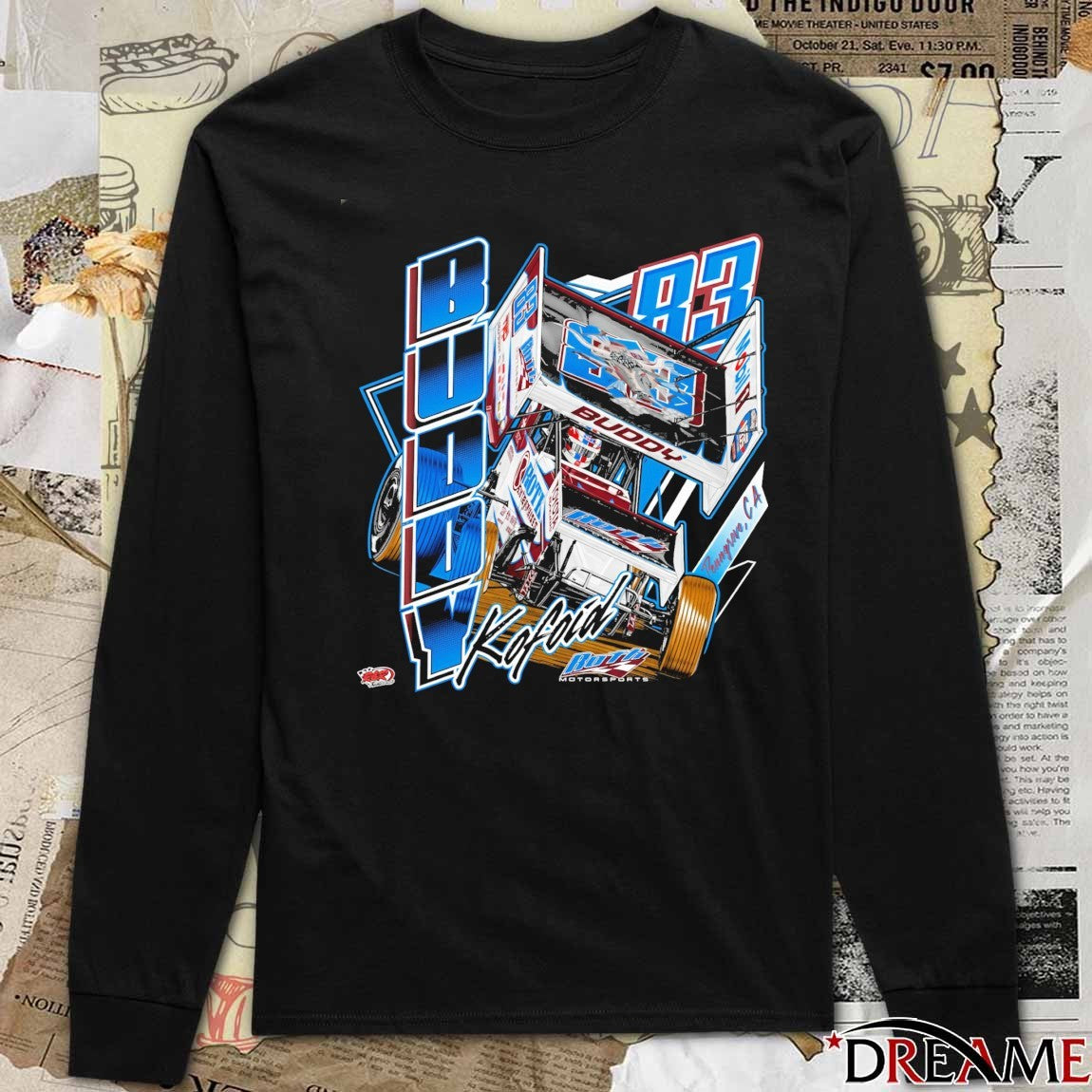 Buddy Kofoid 83 Racing Team Penngrove CA Roth Motorsports t-shirt