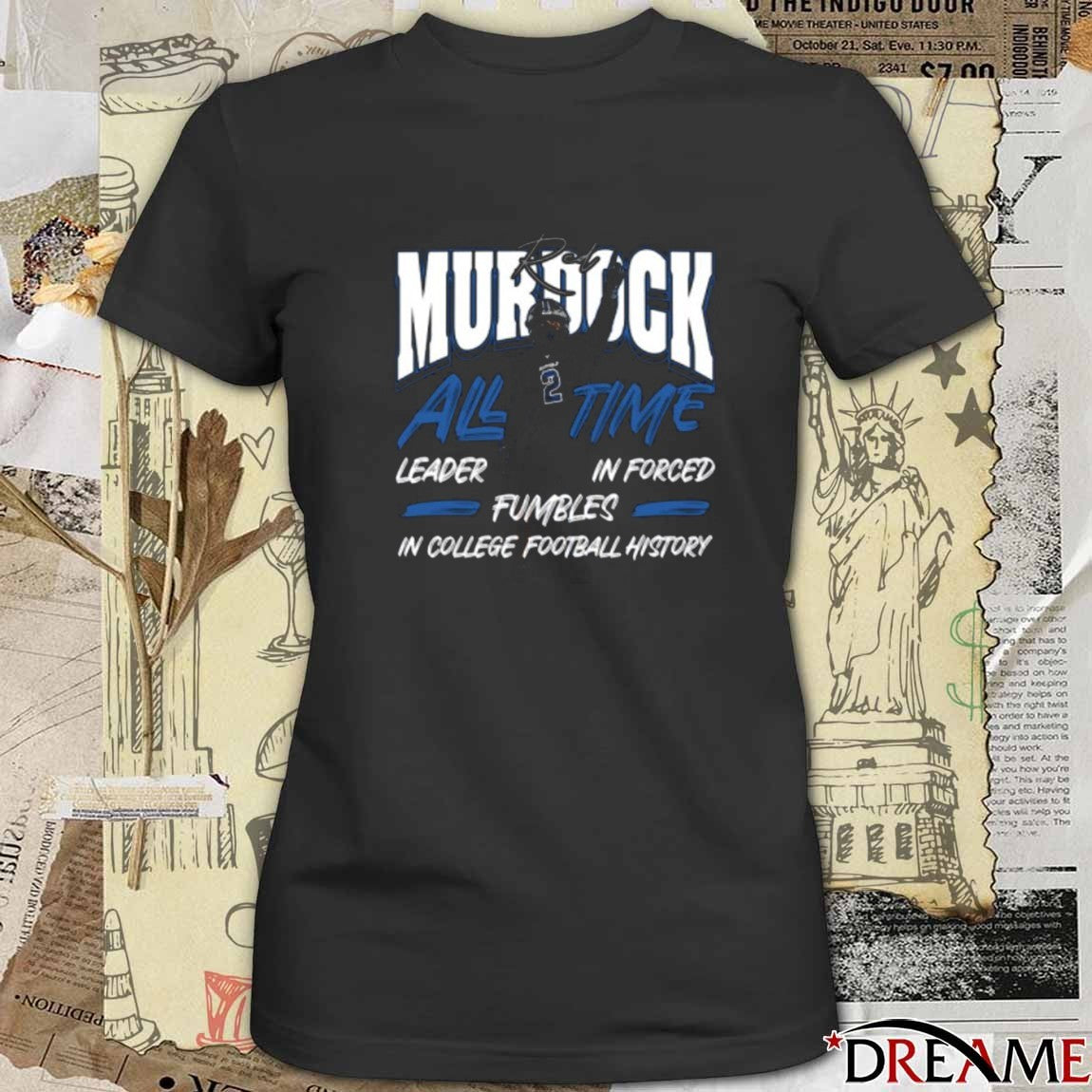 Buffalo Bulls Red Murdock All Time Leader In Forced Fumbles In College Football History t-shirt