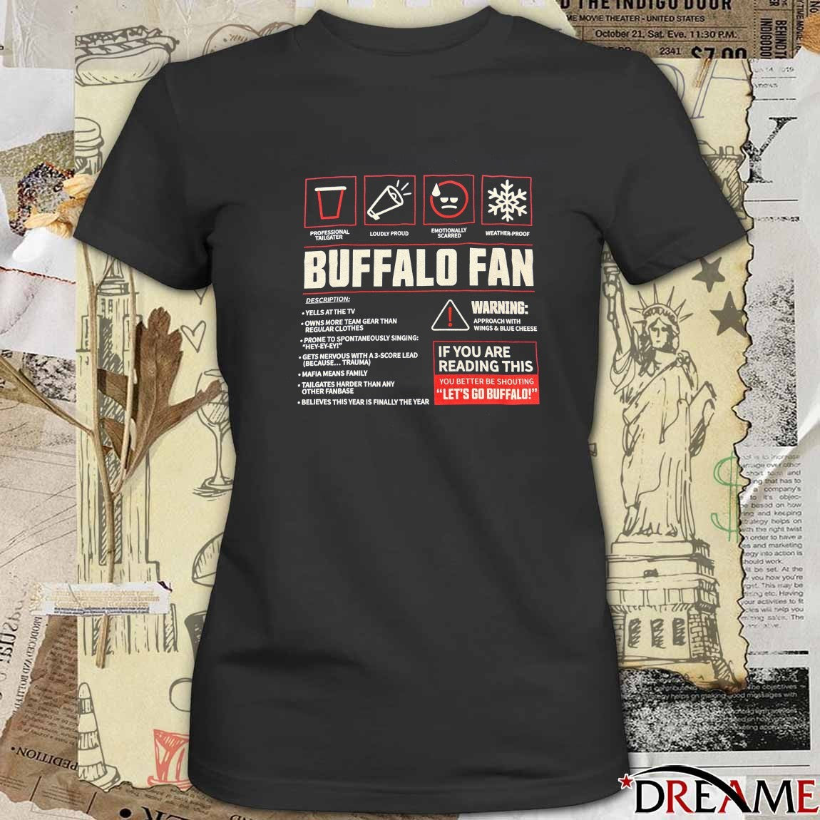 Buffalo Fan If You Are Reading This You Better Be Shouting Let’s Go Buffalo October Club 2025 t-shirt