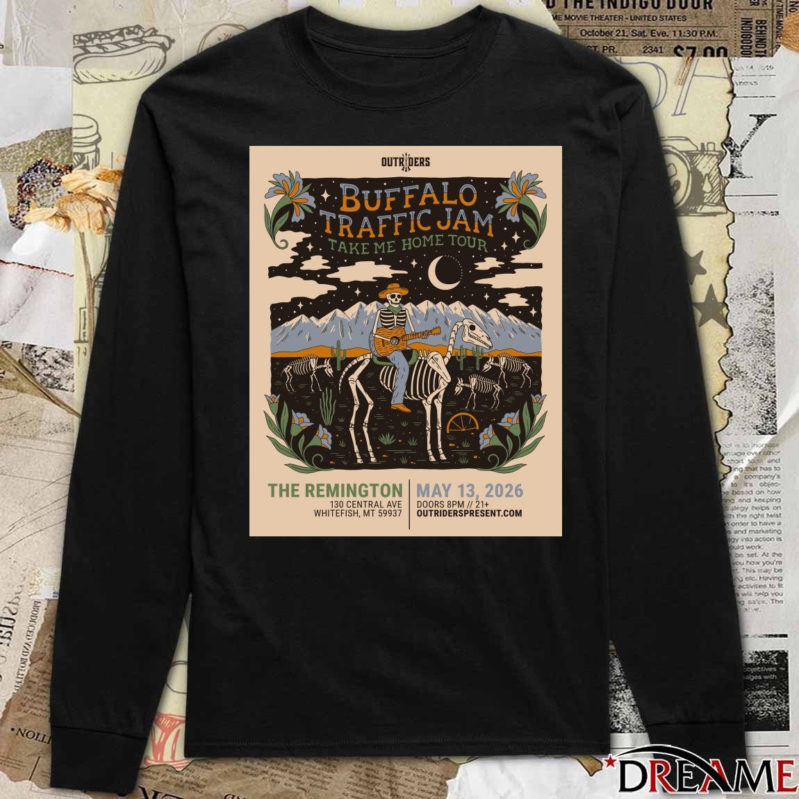 Buffalo Traffic Jam Take Me Home Tour The Remington May 13 2026 Poster t-shirt