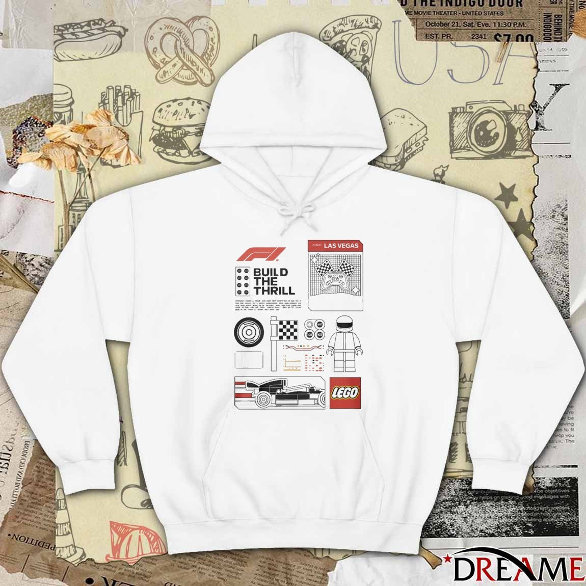 Build The Thrill LEGO Formula 1 t-shirt