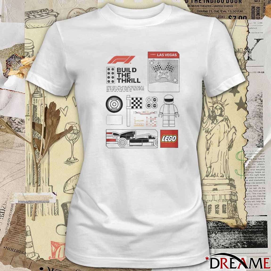 Build The Thrill LEGO Formula 1 t-shirt
