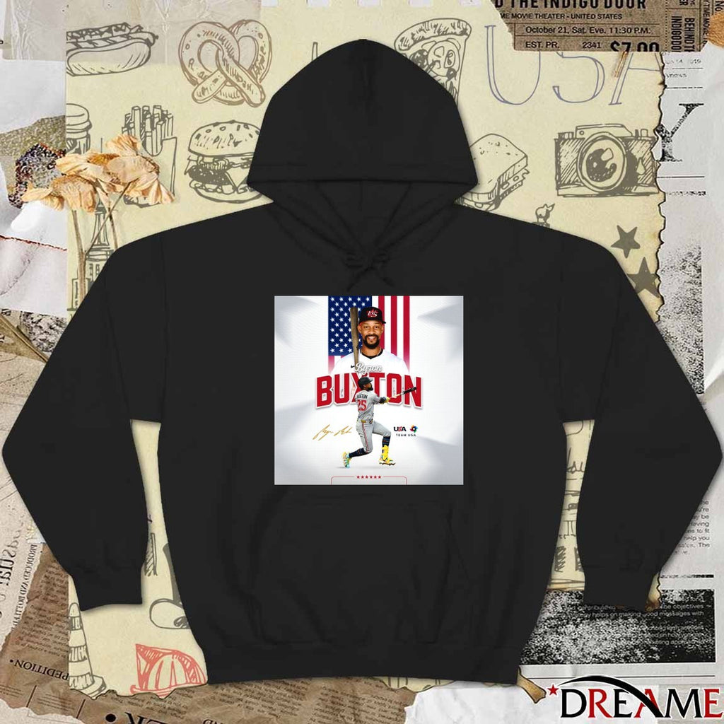 Byron Buxton Team USA World Baseball Classic Signature Poster t-shirt
