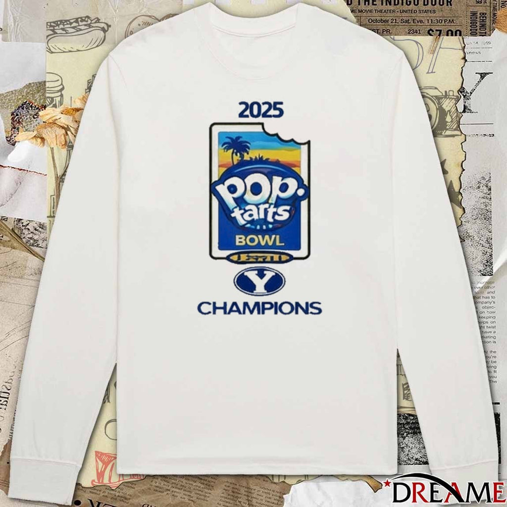 Byu Cougars 2025 Pop-tarts Bowl Champions t-shirt