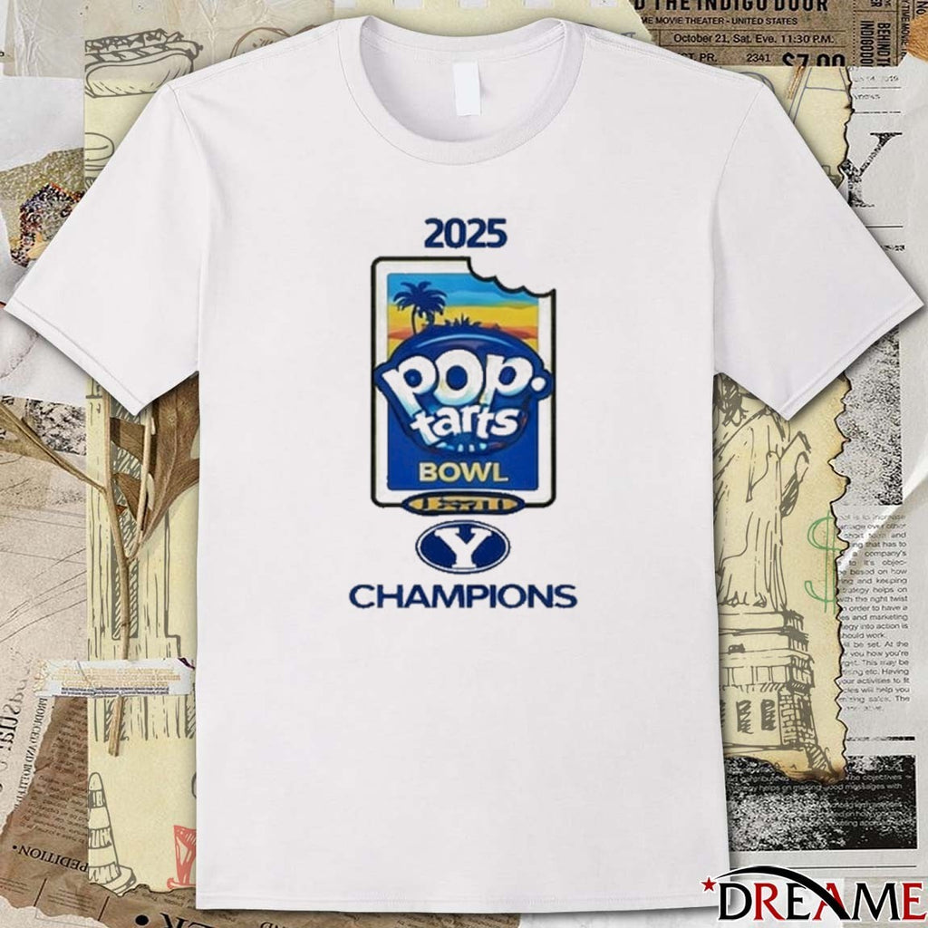 Byu Cougars 2025 Pop-tarts Bowl Champions t-shirt