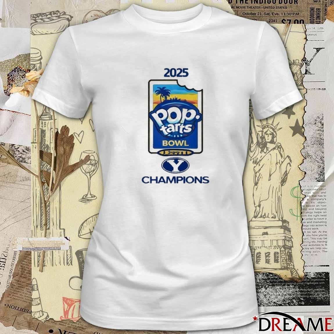 Byu Cougars 2025 Pop-tarts Bowl Champions t-shirt