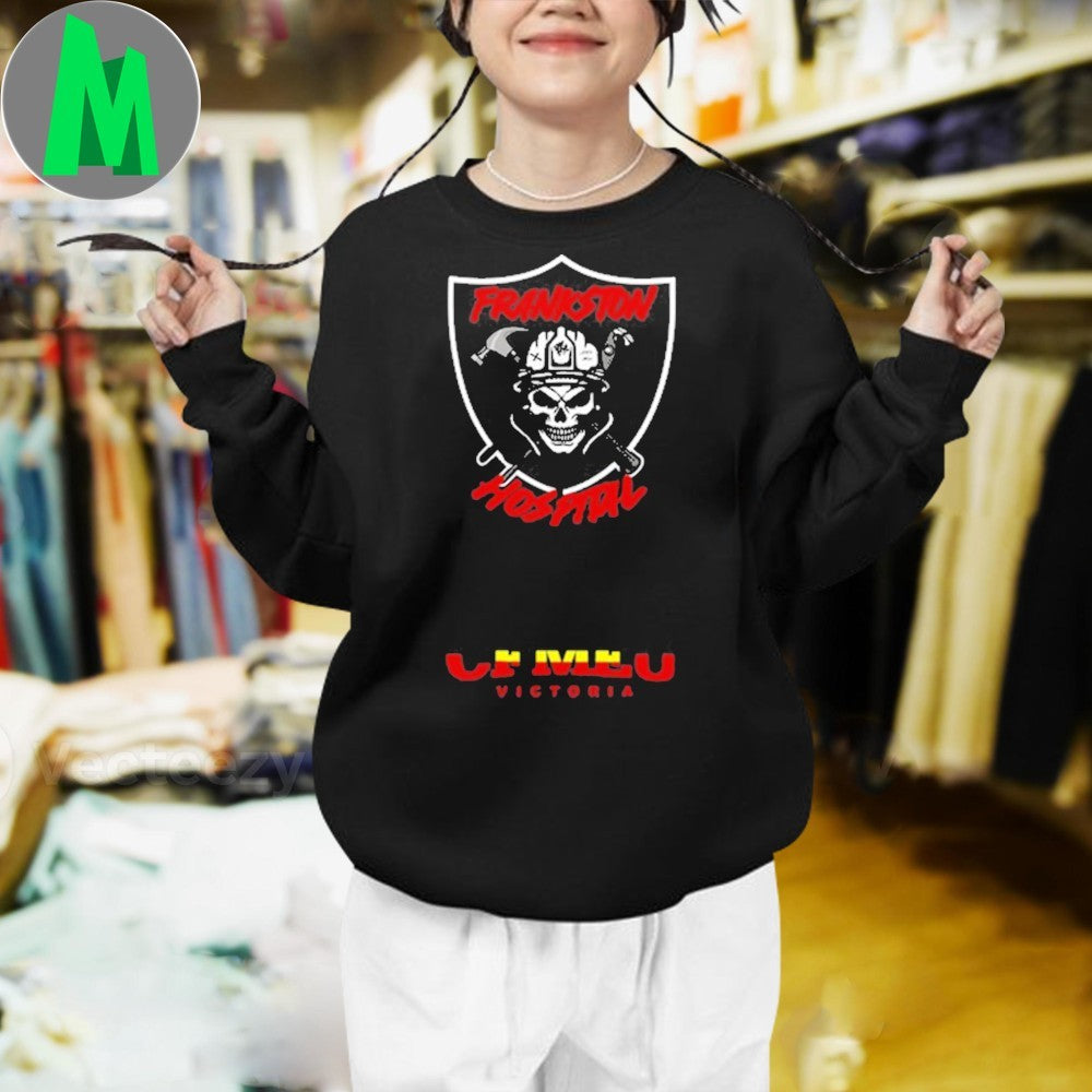 CFMEU Frankston Hospital Skull Hammer Graphic T-Shirt