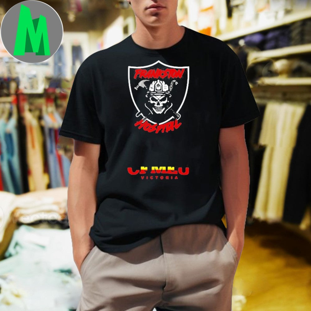 CFMEU Frankston Hospital Skull Hammer Graphic T-Shirt