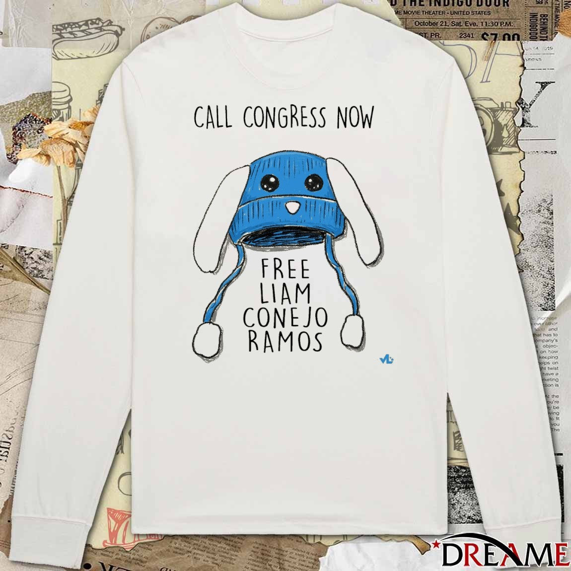 Call Congress Now Free Liam Conejo Ramos t-shirt