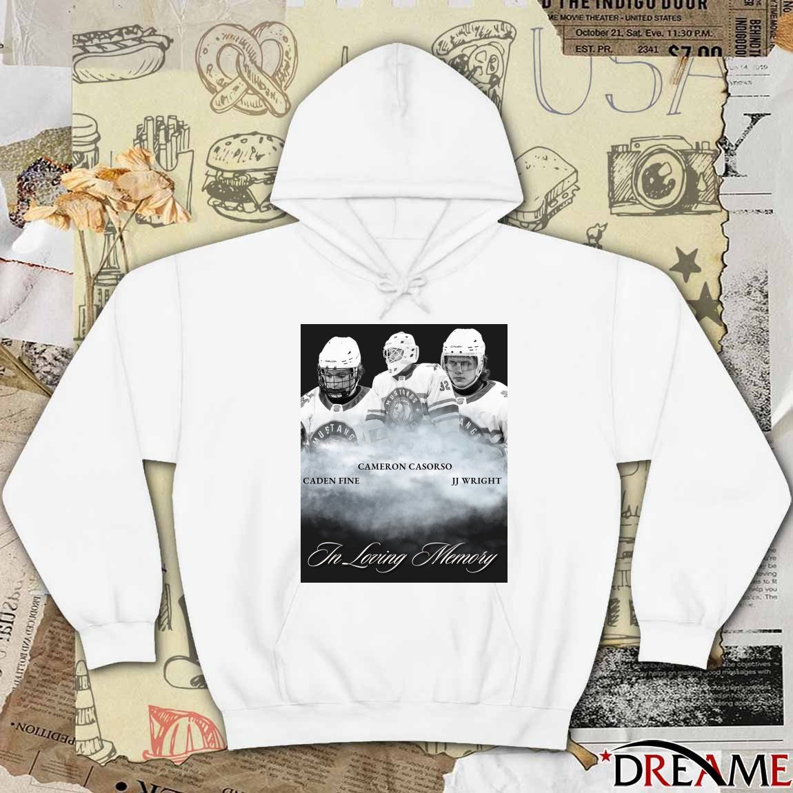 Cameron Casorso, Caden Fine And JJ Wright In Loving Memory Southern Alberta Mustangs Poster t-shirt