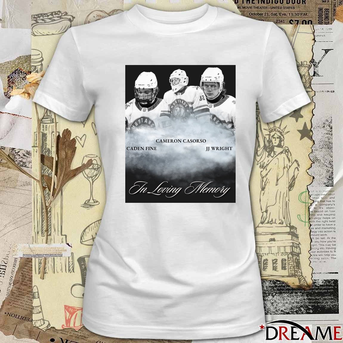 Cameron Casorso, Caden Fine And JJ Wright In Loving Memory Southern Alberta Mustangs Poster t-shirt