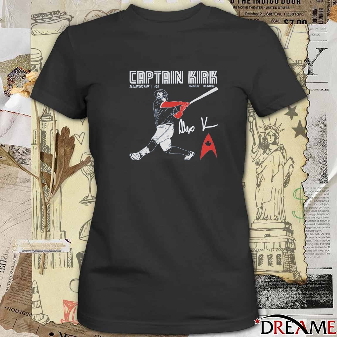 Captain Kirk Alejandro Kirk Toronto Blue Jays MLB Painting Signature t-shirt