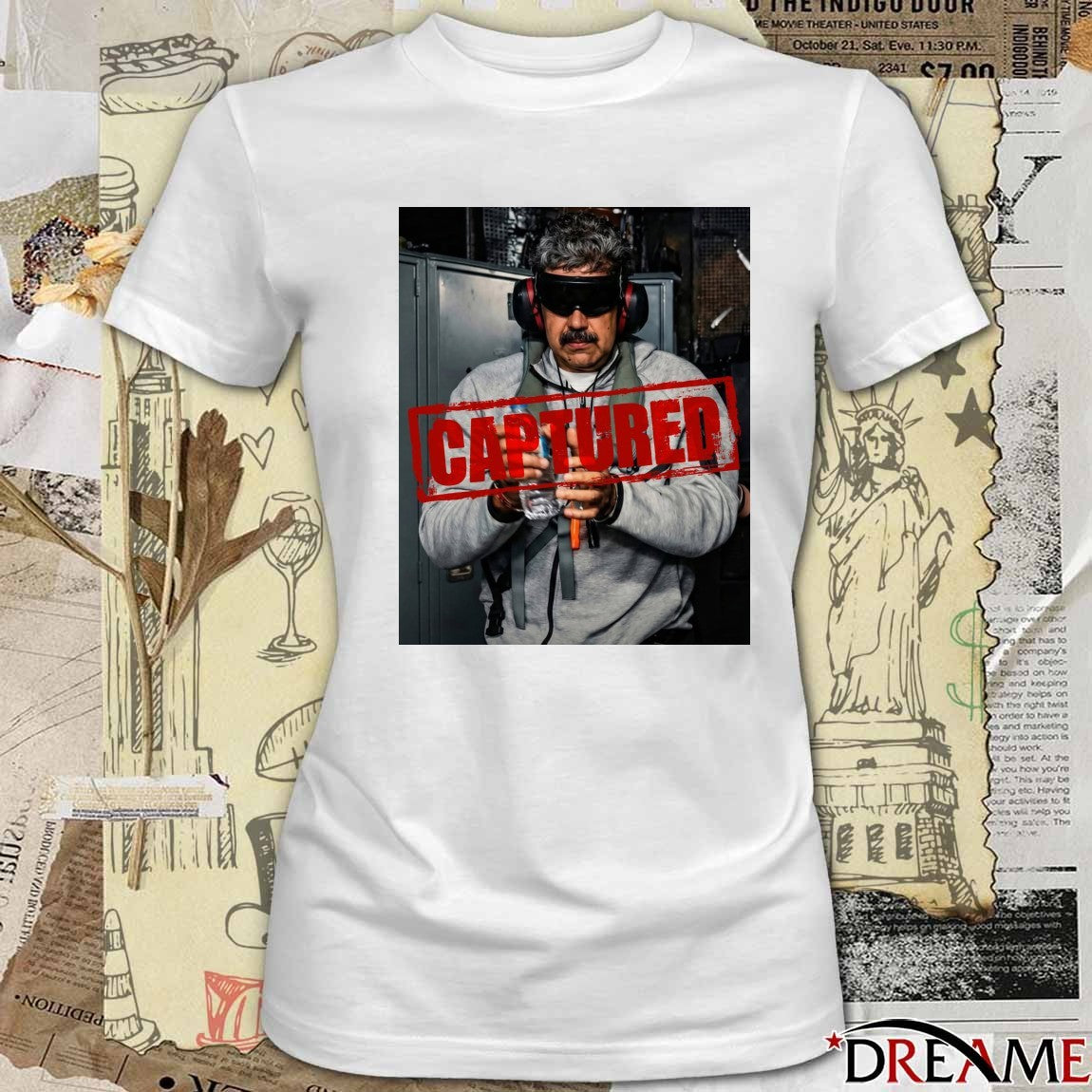 Captured Nicolas Maduro – Free Venezuela t-shirt
