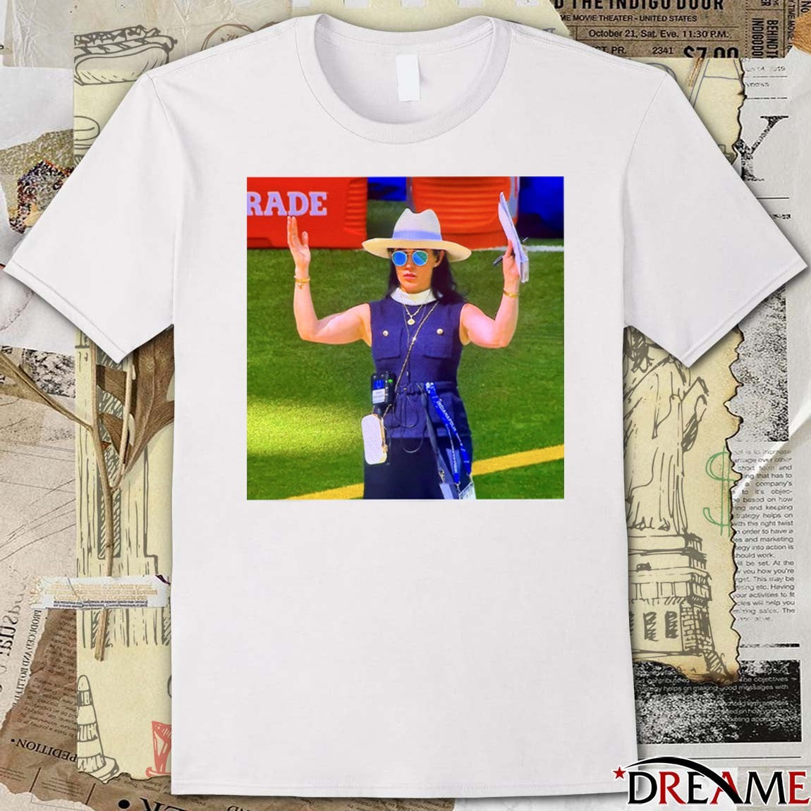 Carlie Irsay-Gordon On The Sideline Photo 2025 t-shirt