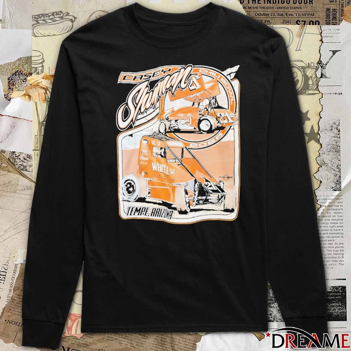 Casey Shuman Chili Bowl Whitz Racing Team 2026 Tempe Arizona t-shirt