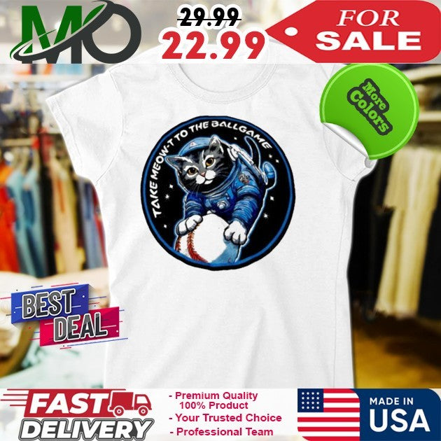 Cat Night Trash Pandas Take Meowt To The Ballgame Shirt