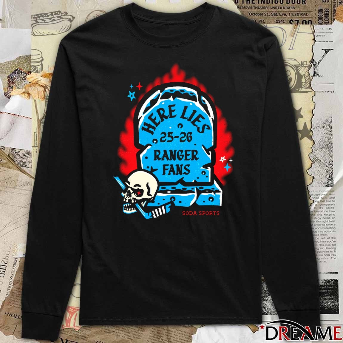 Celebrating 100 Years New York Rangers Here Kits 25-26 Ranger Fans t-shirt