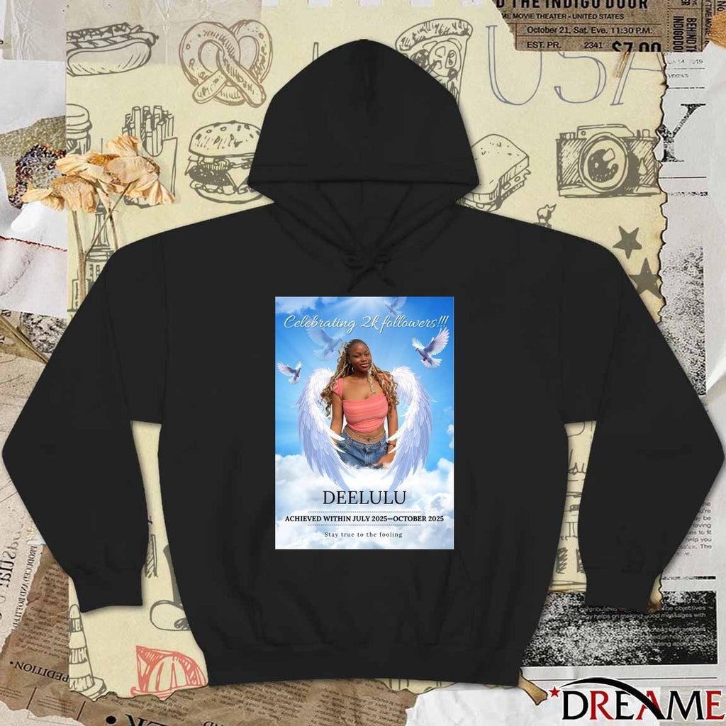 Celebrating 2K Followers Deelulu Achieved Within July 2025-October 2025 Stay True To The Fooling Poster t-shirt