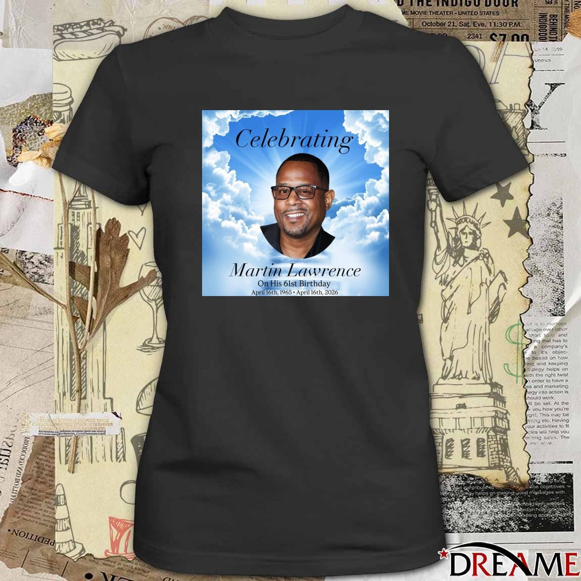 Celebrating Martin Lawrence On His 61st Birthday April 16th 1965 – April 16th 2026 t-shirt