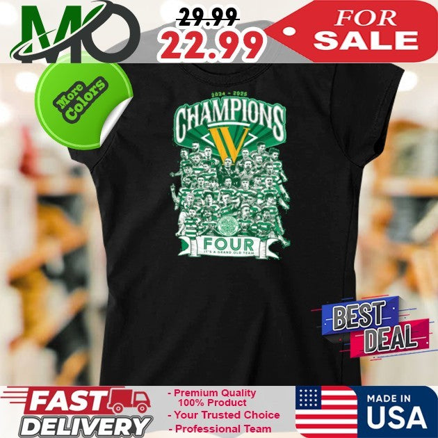 Celtic Football Club 2025 Scottish Cup Champions Shirt