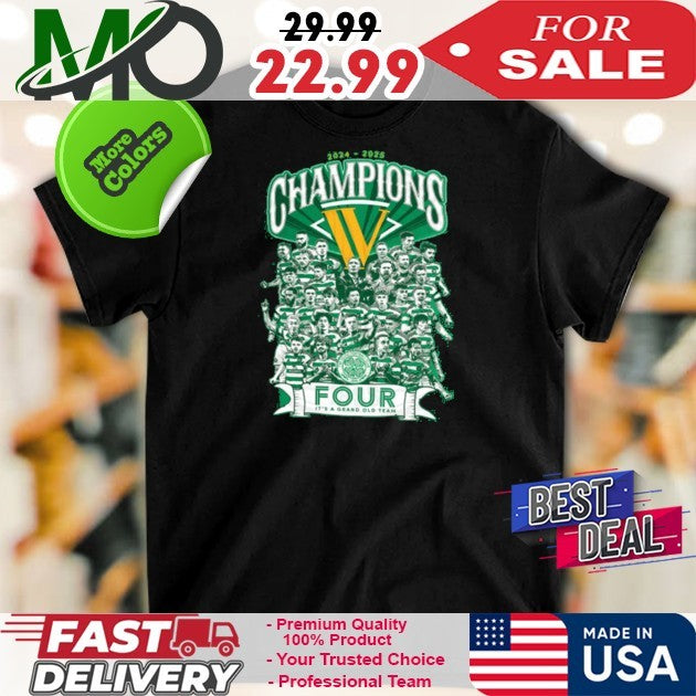 Celtic Football Club 2025 Scottish Cup Champions Shirt