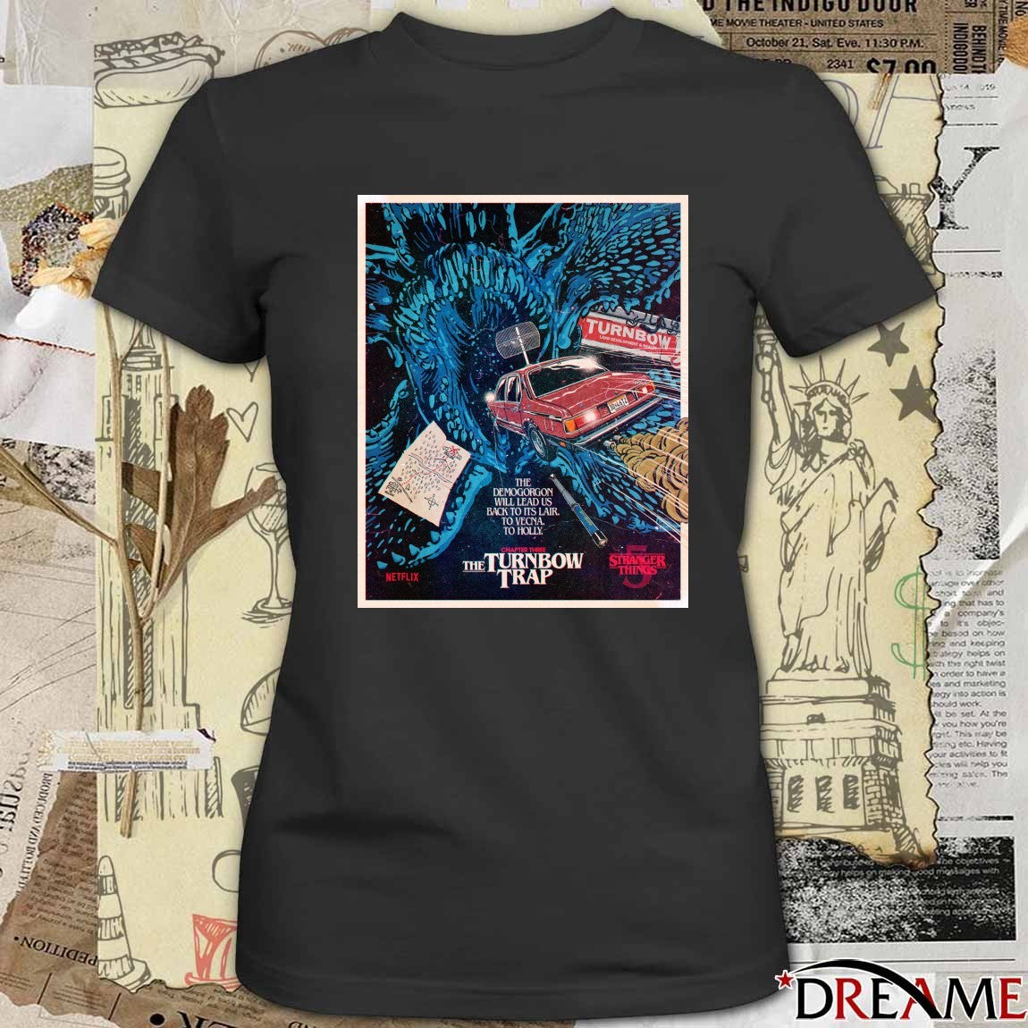Chapter Three The Turnbow Trap The Demogorgon Will Lead Us Back To Its Lair To Vecna To Holly Poster t-shirt